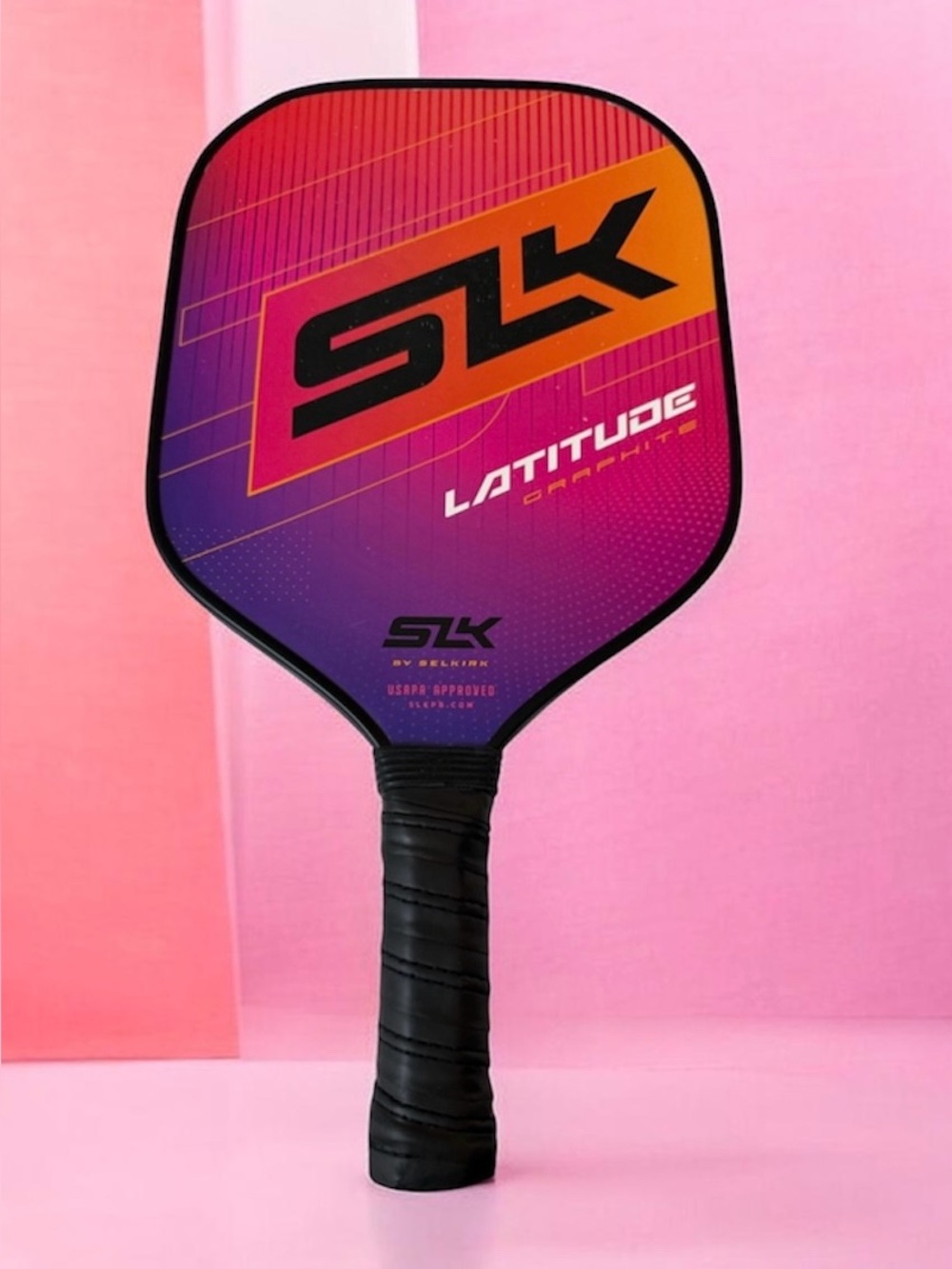 Selkirk SLK Latitude Graphite Pickleball Paddle - Pink/Orange Gradient